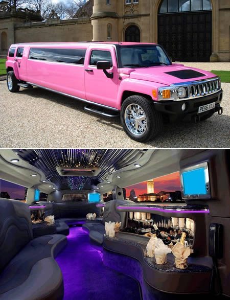 Pink Hummer Limo