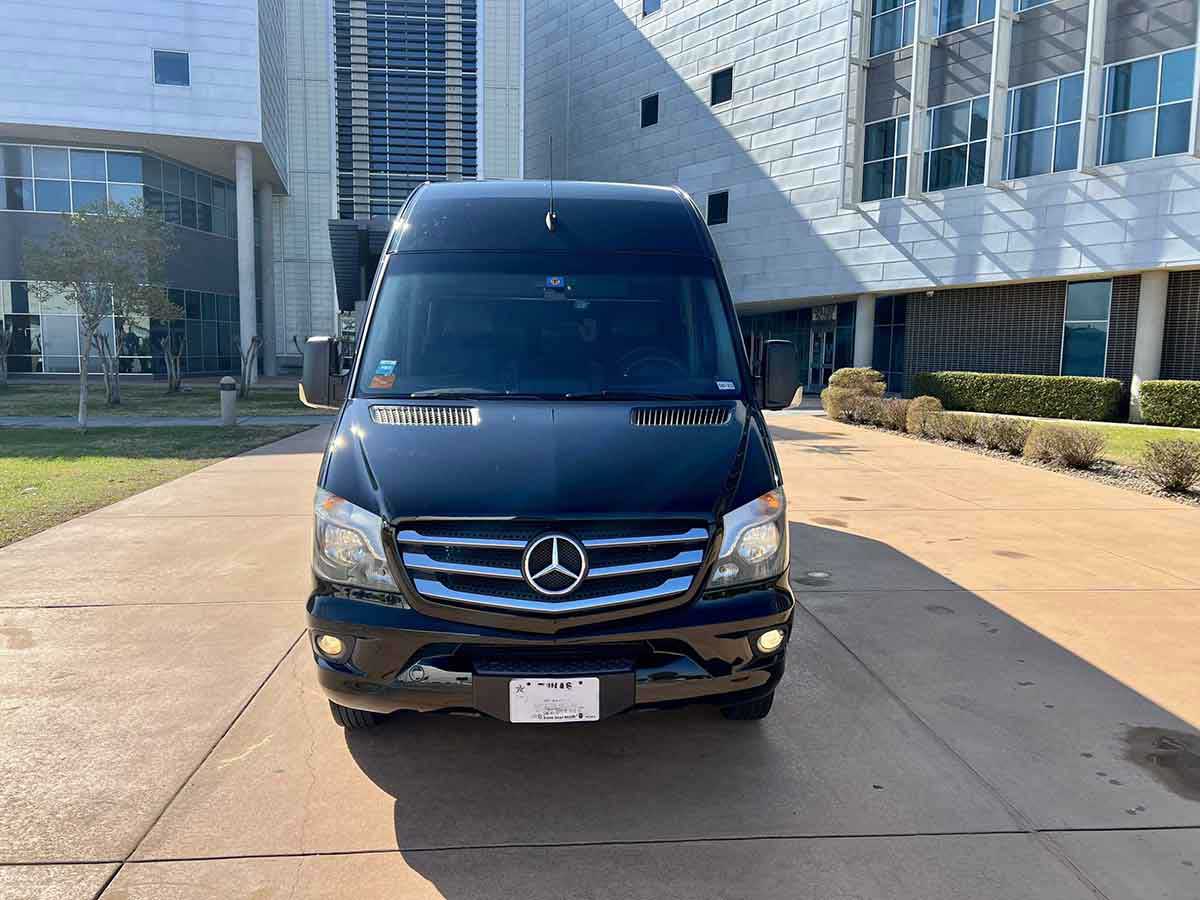 executive-sprinter-van-dallas-front Mercedes Sprinter Van Rental Dallas