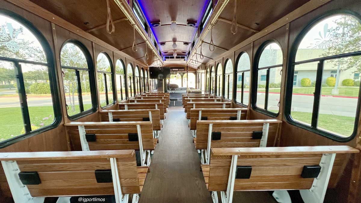 Trolley Bus White Dallas Trolley Bus White Dallas