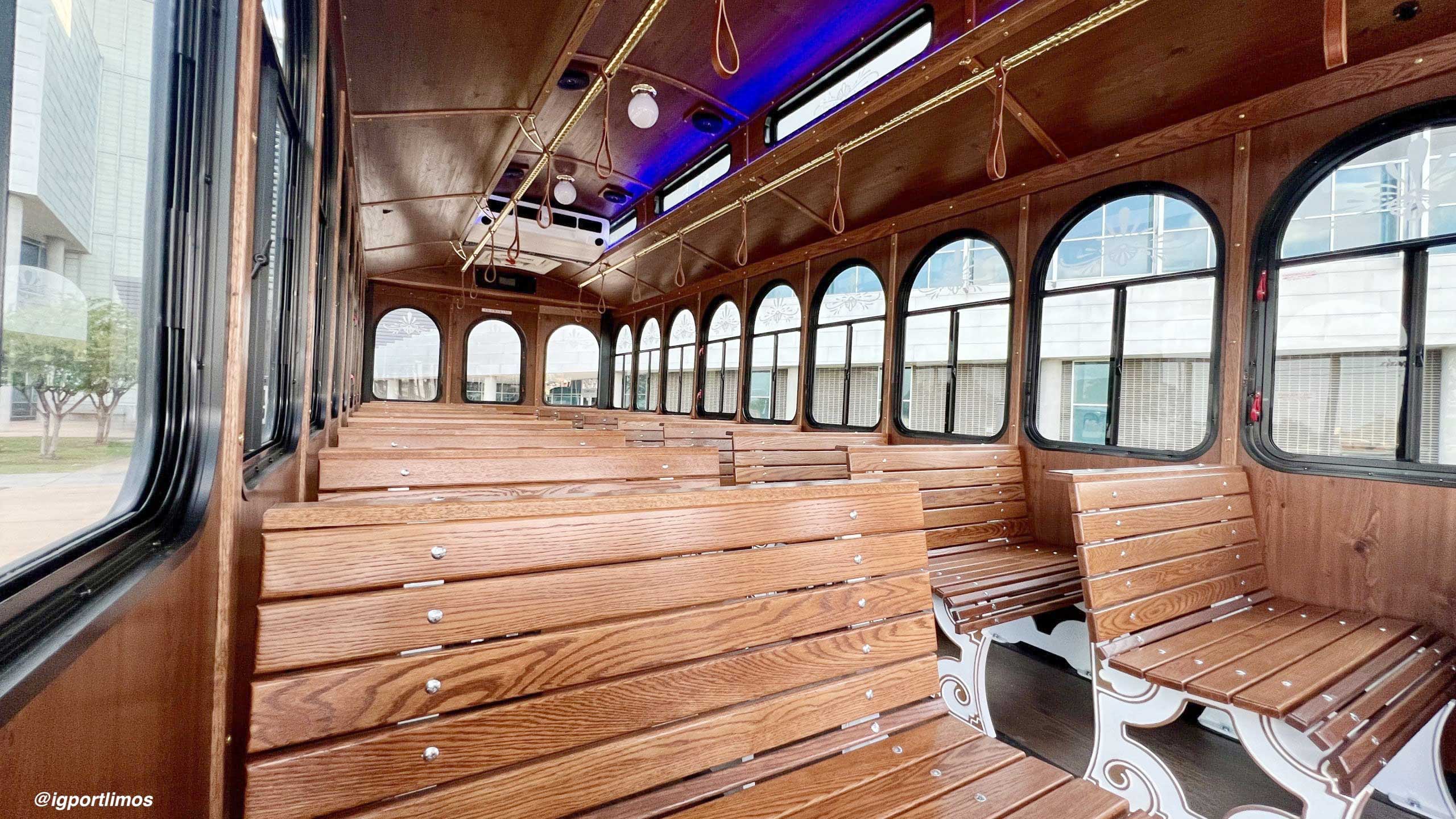 Trolley Bus White Dallas Trolley Bus White Dallas