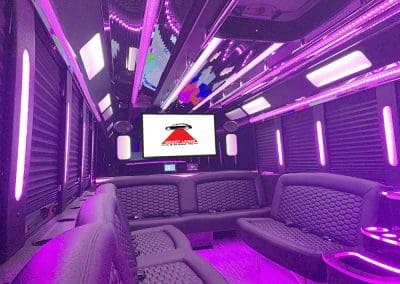 Party Bus Rental with TV
